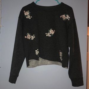 Cropped sweatshirt